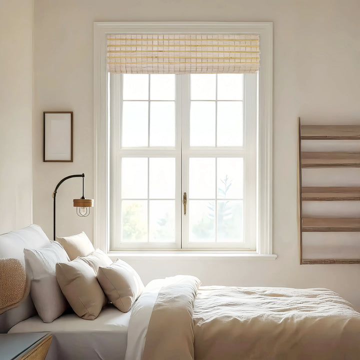 Hazel Bamboo Blinds & Shades Top Down Bottom Up | Warm Beige