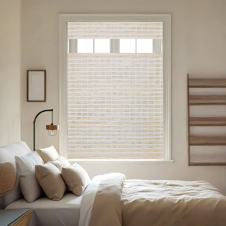 Hazel Bamboo Blinds & Shades Top Down Bottom Up | Buttercream