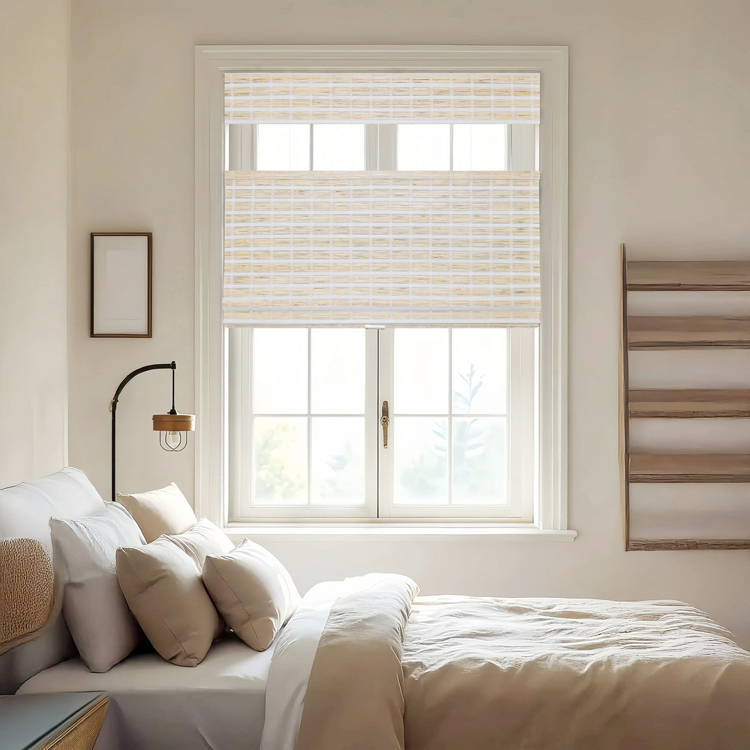 Hazel Bamboo Blinds & Shades Top Down Bottom Up | Buttercream