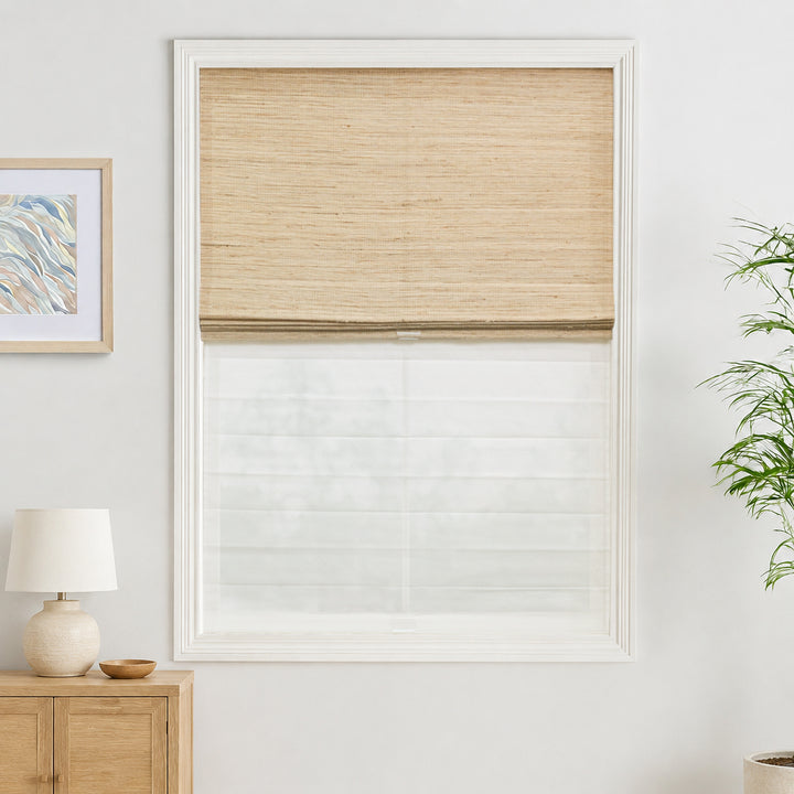 Custom Cordless Bamboo Shades & Blinds | Day Night