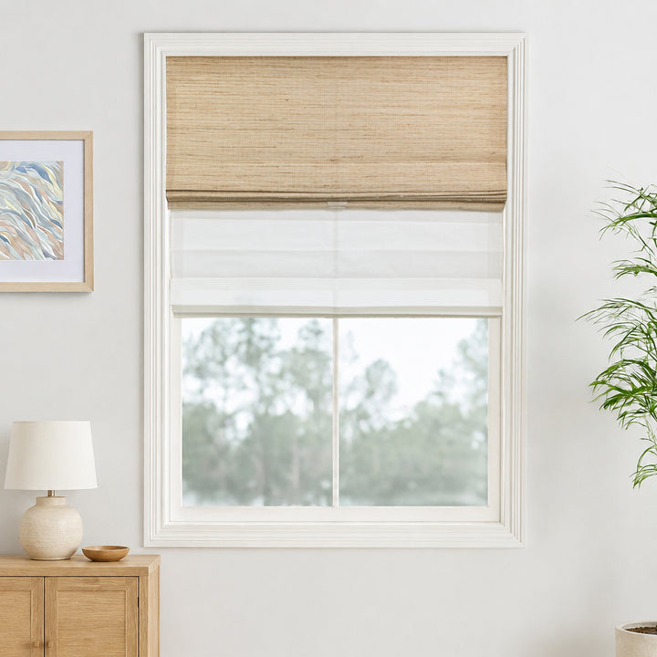 Custom Cordless Bamboo Shades & Blinds | Day Night