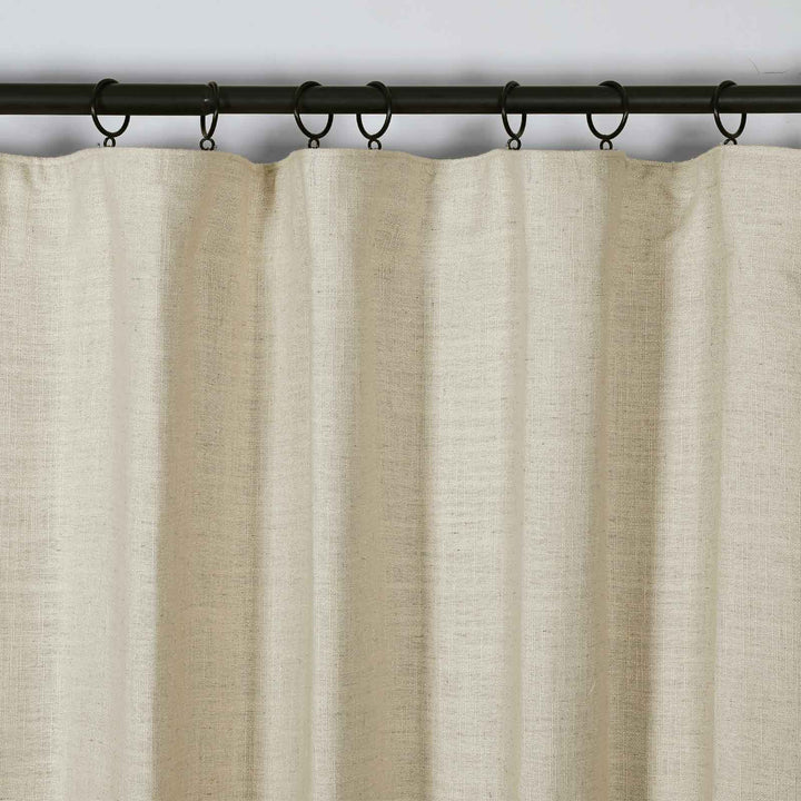 Kelly Linen Blend Curtains & Drapes Soft Top