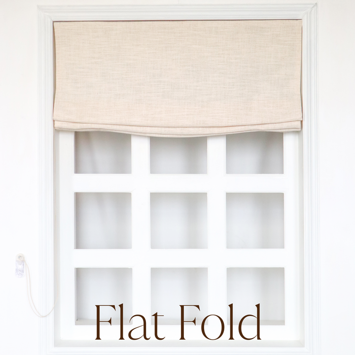 Maillard Velvet Roman Shades & Blinds | Flat Fold