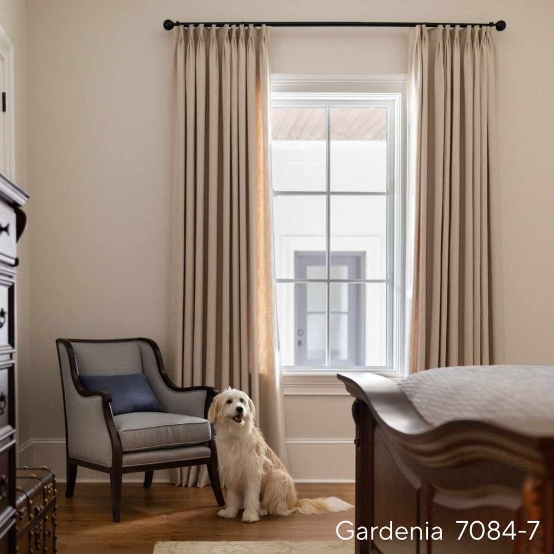 Bella Cotton Blend Curtains & Drapes French Pleated