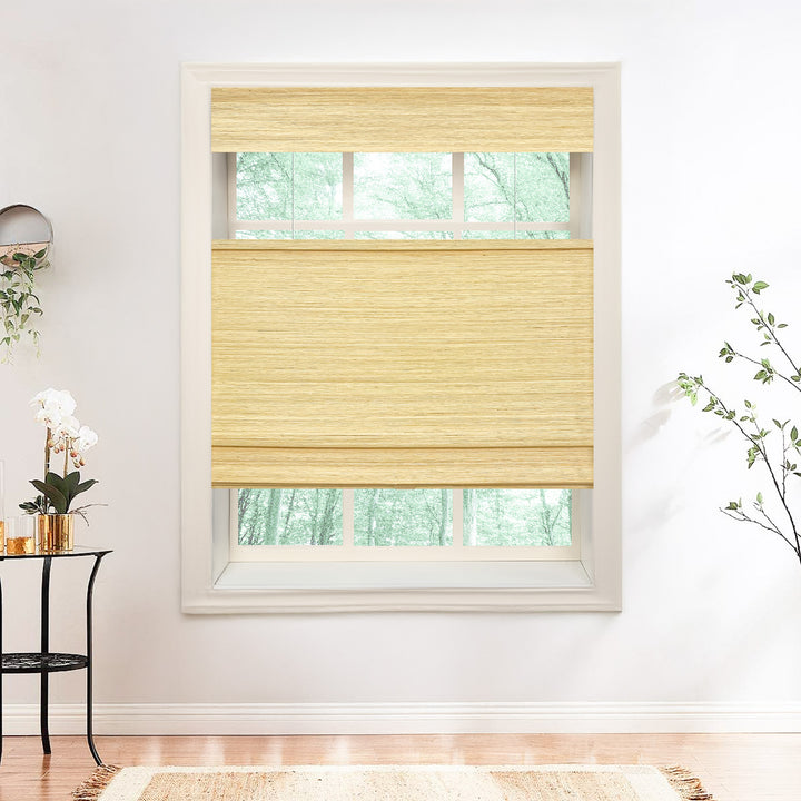 Nomi Woven Bamboo Blinds & Shades Top Down Bottom Up | Cheese