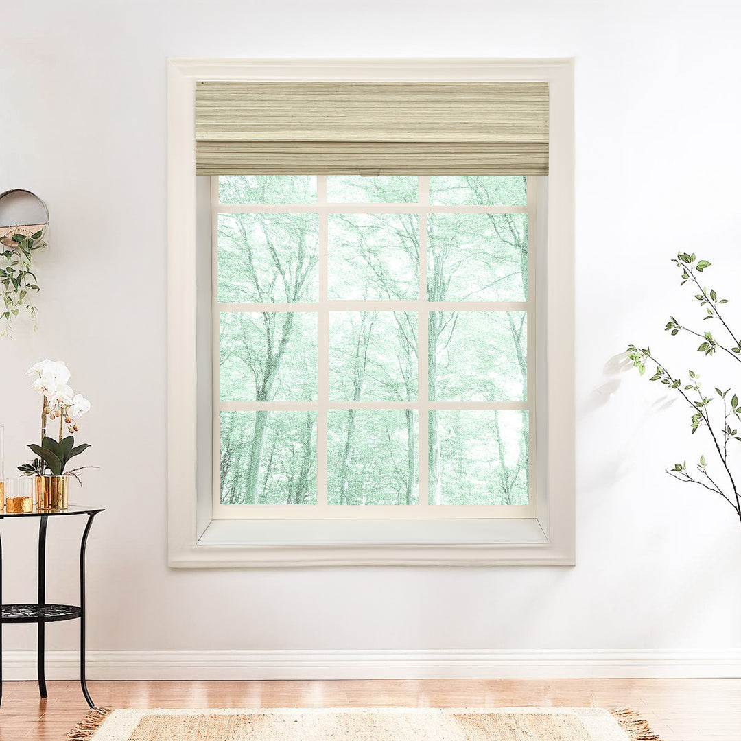 Nomi No-Drill Woven Bamboo Blinds & Shades | Birch Forest