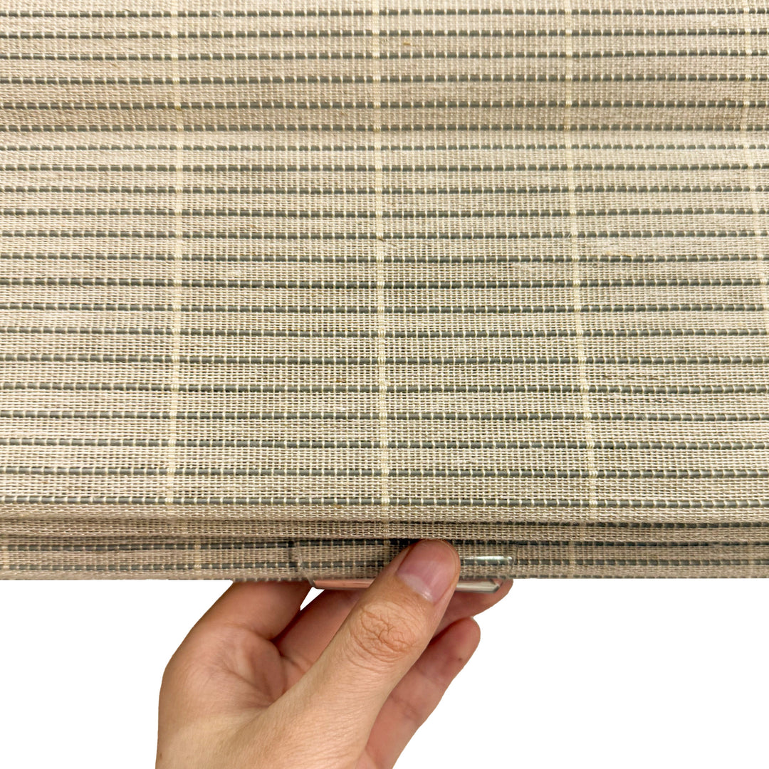 Nomi No-Drill Woven Bamboo Blinds & Shades Top Down Bottom Up | Avocado