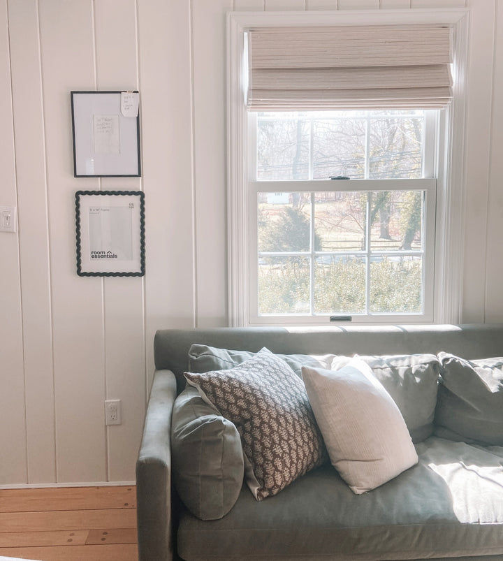 Ramie Woven Bamboo Blinds & Shades | Marble White