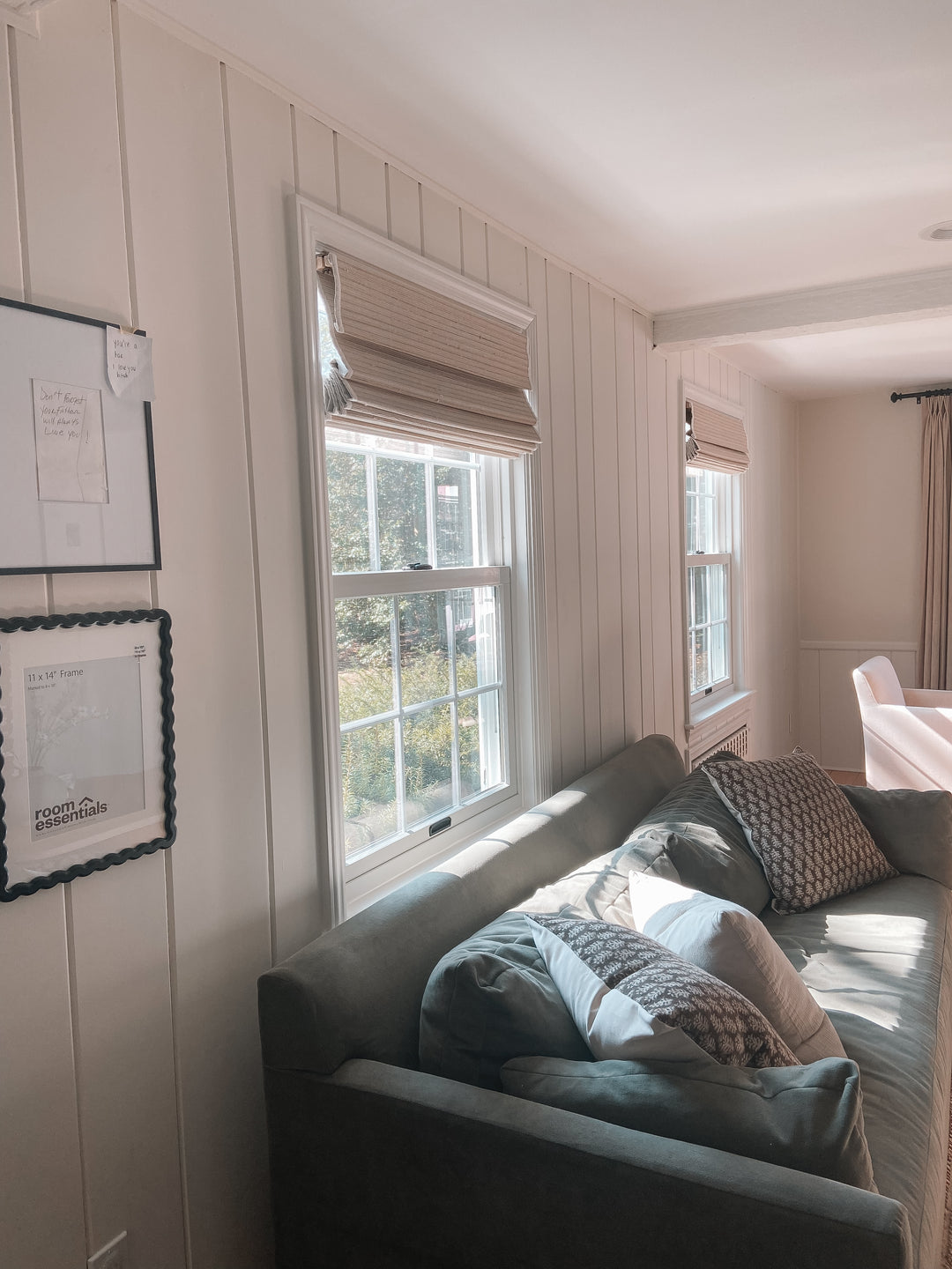 Ramie Woven Bamboo Blinds & Shades | Marble White