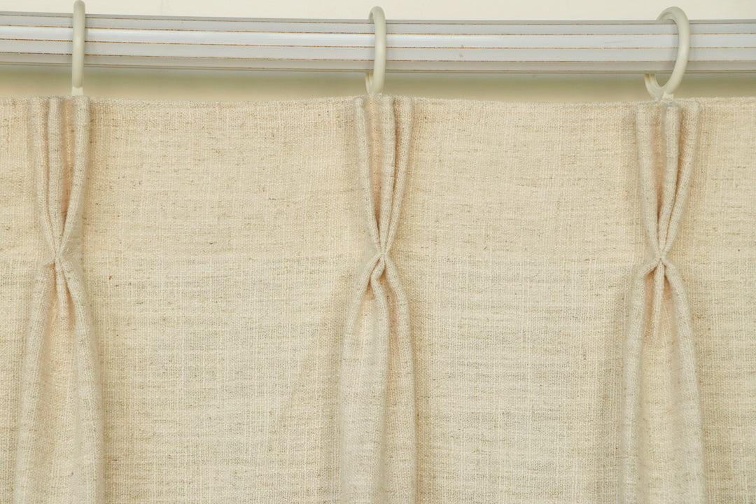 Liz Linen Curtains & Drapes French Pleated