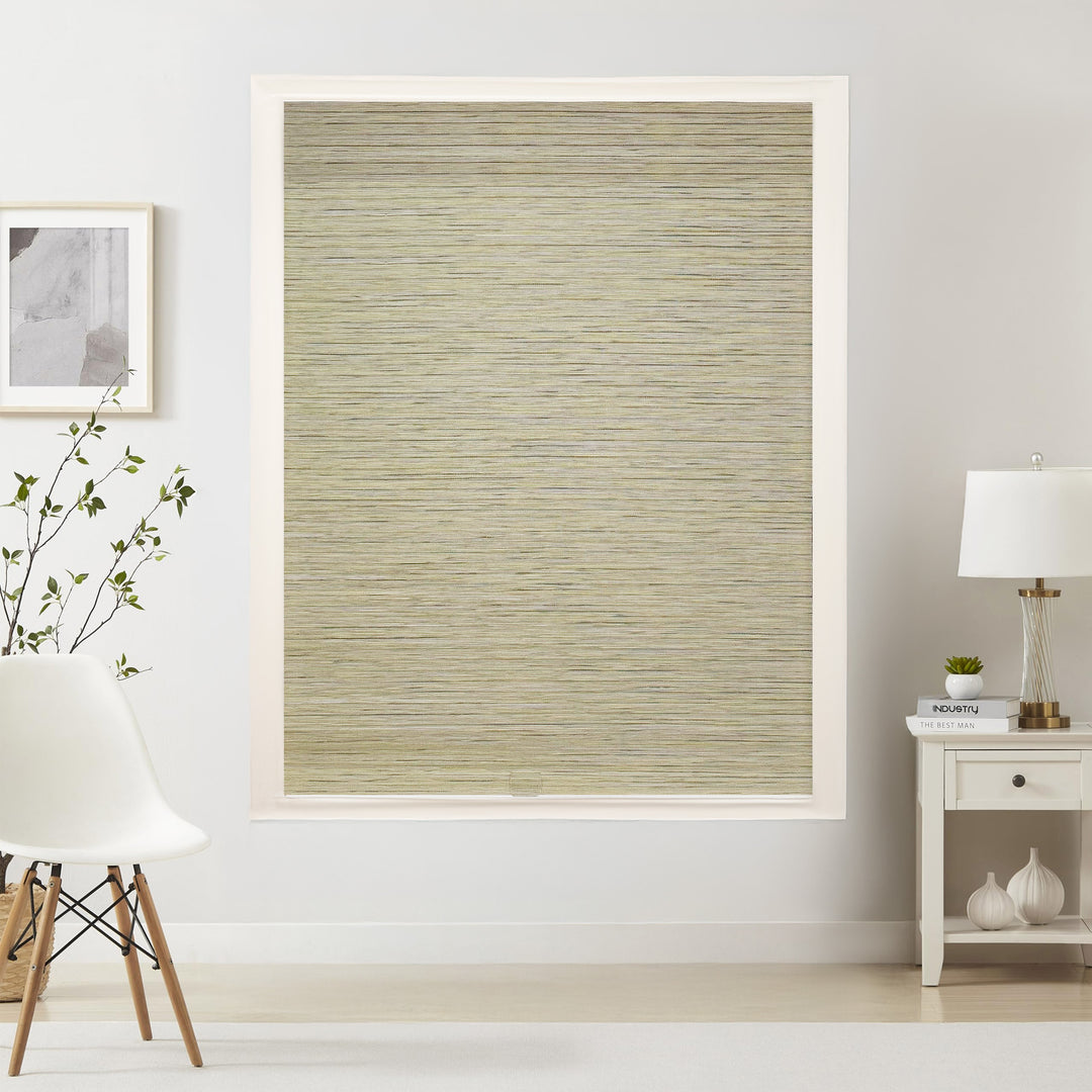 Natural Jute & Hemp No-Drill Roman Blinds & Shades | Grassland
