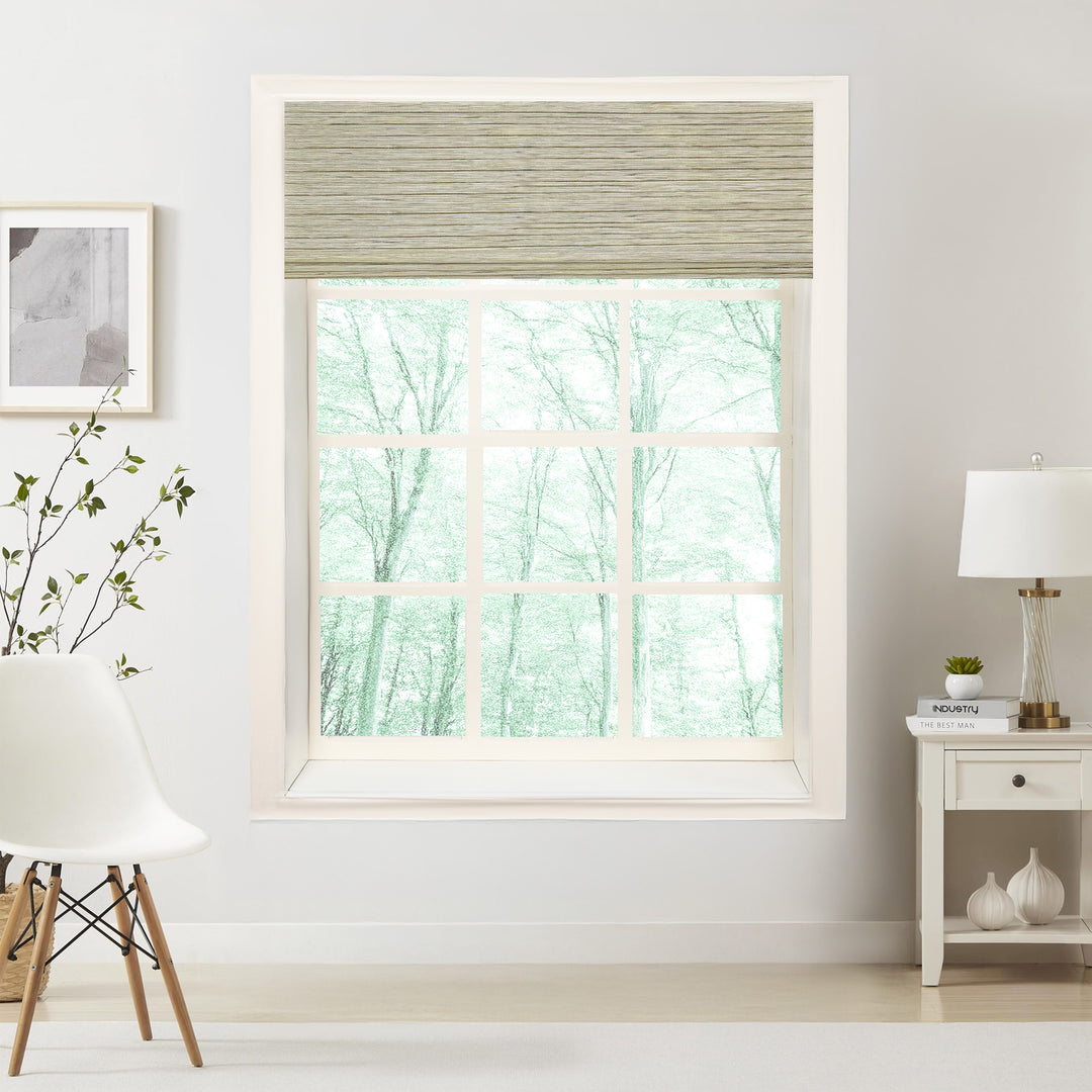 Natural Jute & Hemp No-Drill Roman Blinds & Shades | Grassland