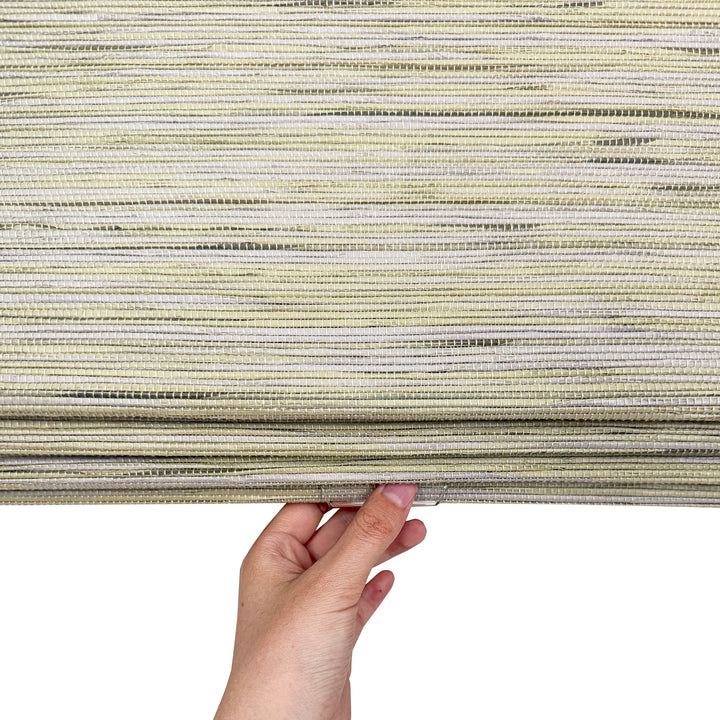 Natural Jute & Hemp No-Drill Roman Blinds & Shades Top Down Bottom Up | Grassland