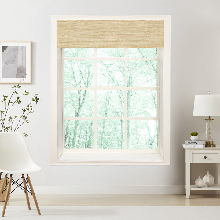 Natural Jute & Hemp No-Drill Roman Blinds & Shades | Ginkgo