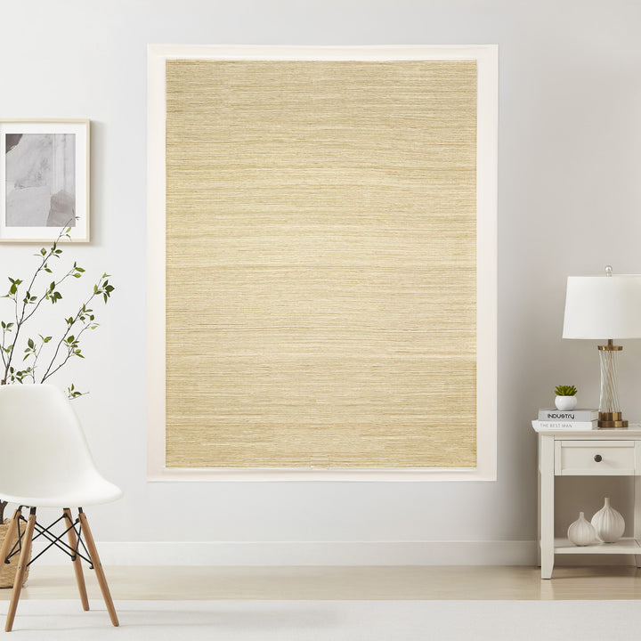 Natural Jute & Hemp No-Drill Roman Blinds & Shades | Ginkgo