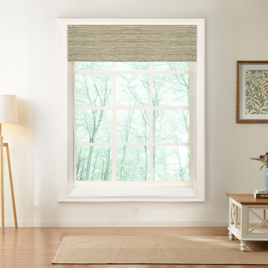 Natural Jute & Hemp No-Drill Roman Blinds & Shades Top Down Bottom Up | Prairie