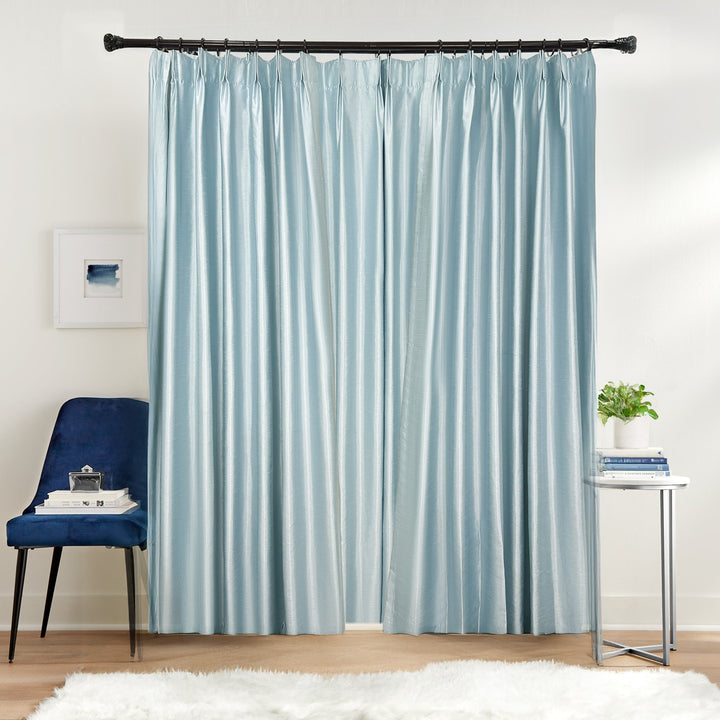 Rina Premium Silk Curtains & Drapes Pleated