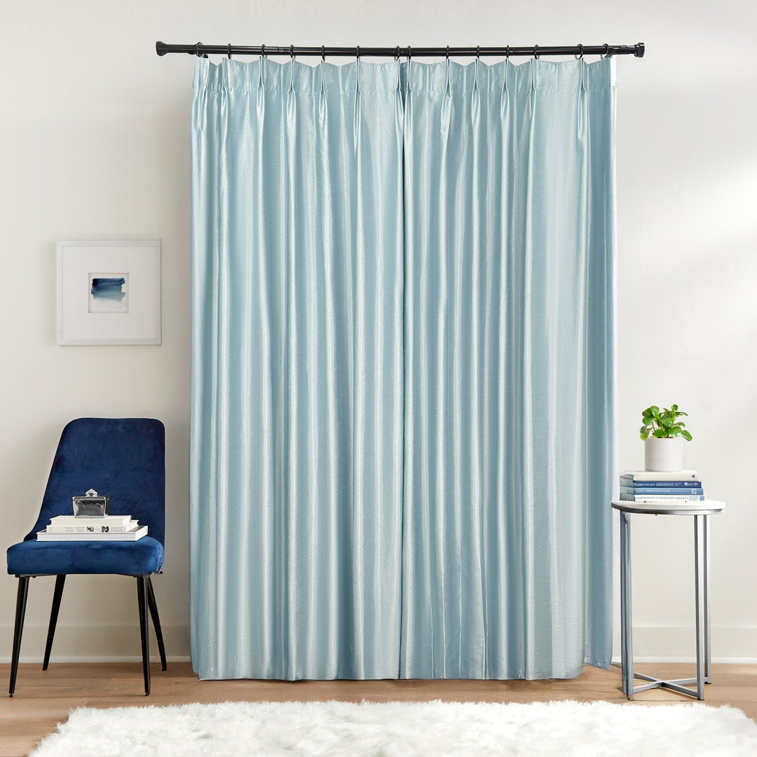 Rina Premium Silk Curtains & Drapes Pleated