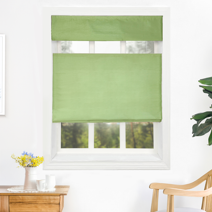 Rina Premium Silk Roman Shades & Blinds | Top Down Bottom Up