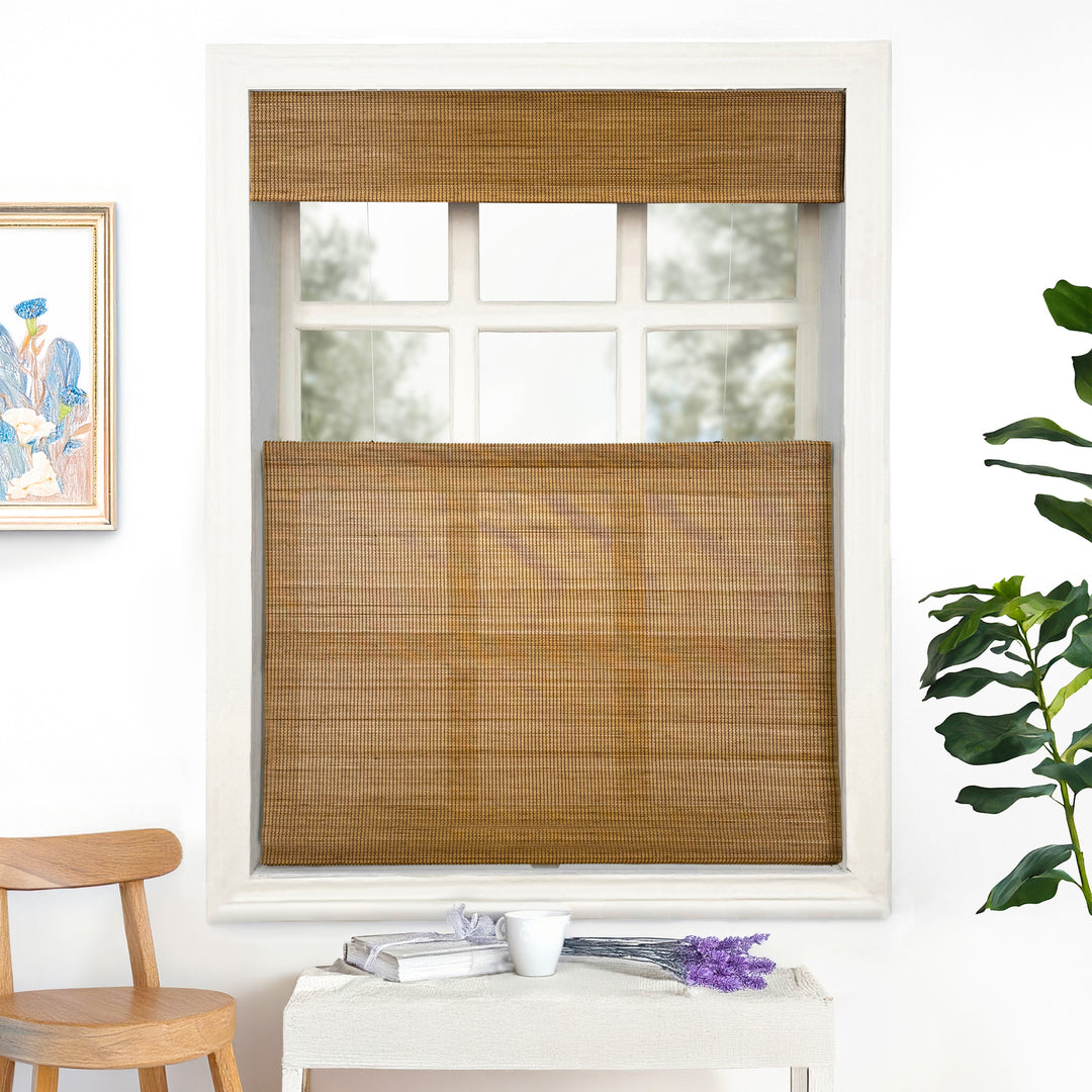 Ivy Woven Bamboo Blinds & Shades Top Down Bottom Up | Amber