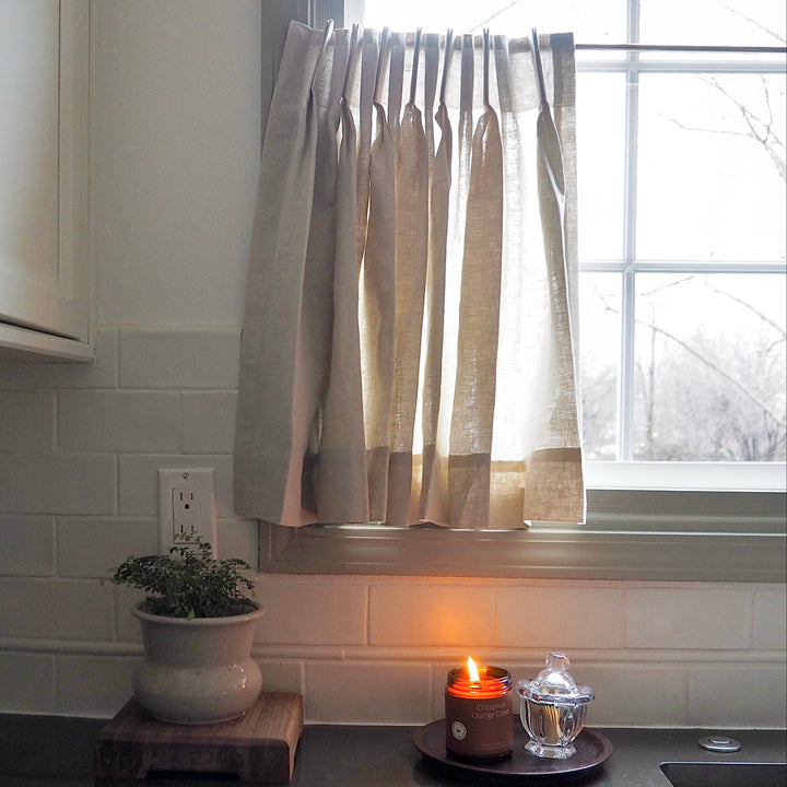 Lily Linen Cafe Curtains