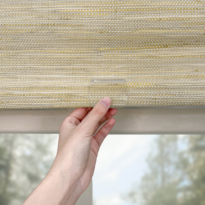 Ramie Woven Bamboo Blinds & Shades | Ivory