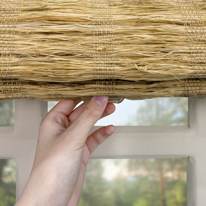 Ramie Woven Bamboo Blinds & Shades | Almond