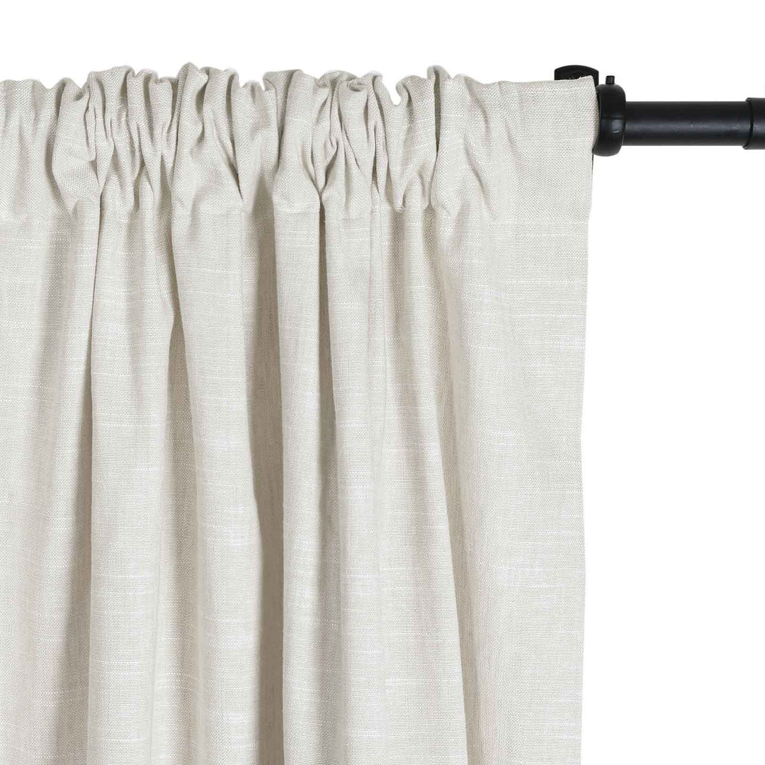 Jenna Linen Curtains & Drapes Soft Top