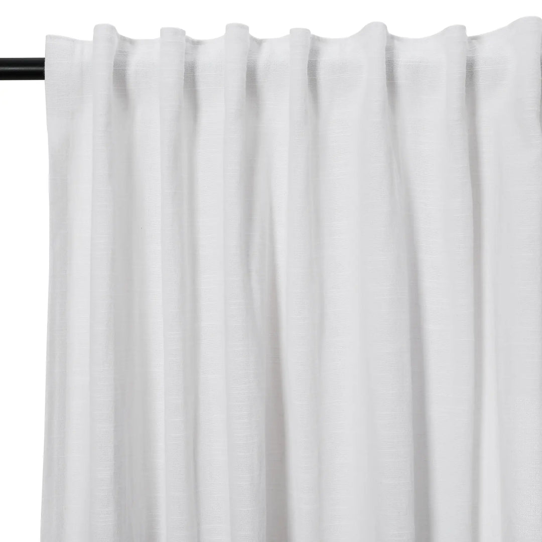 Jenna Linen Curtains & Drapes Soft Top