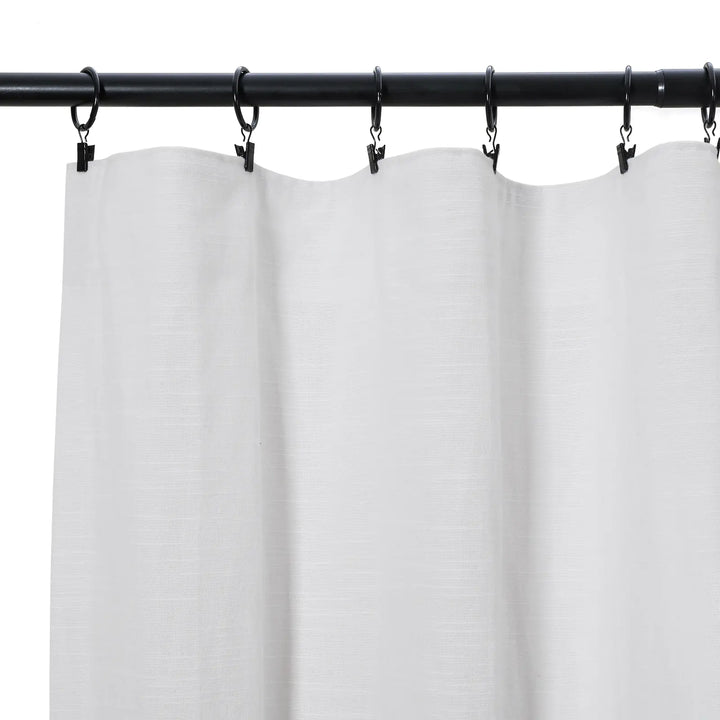 Jenna Linen Curtains & Drapes Soft Top