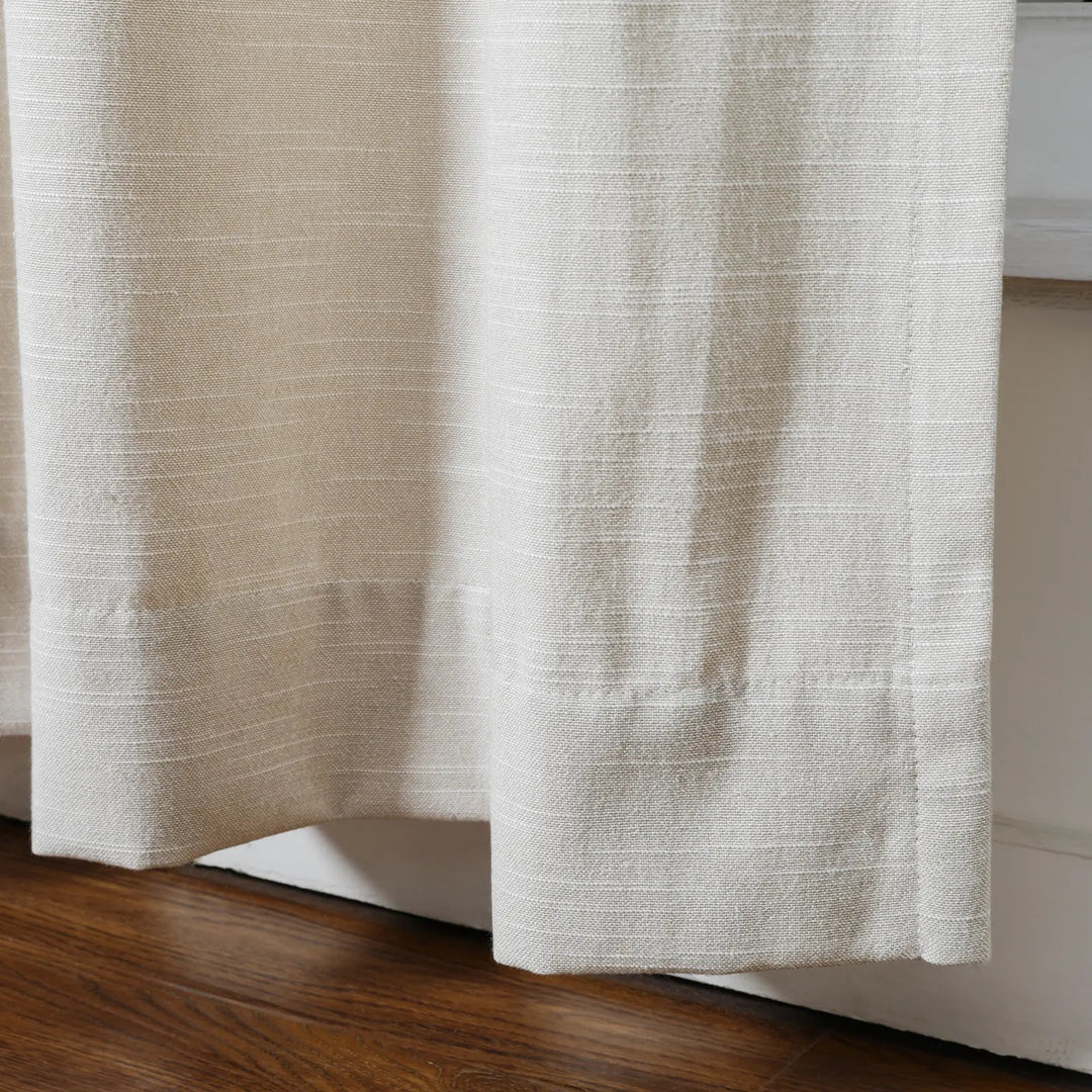 Liz Linen Curtains & Drapes Pleated