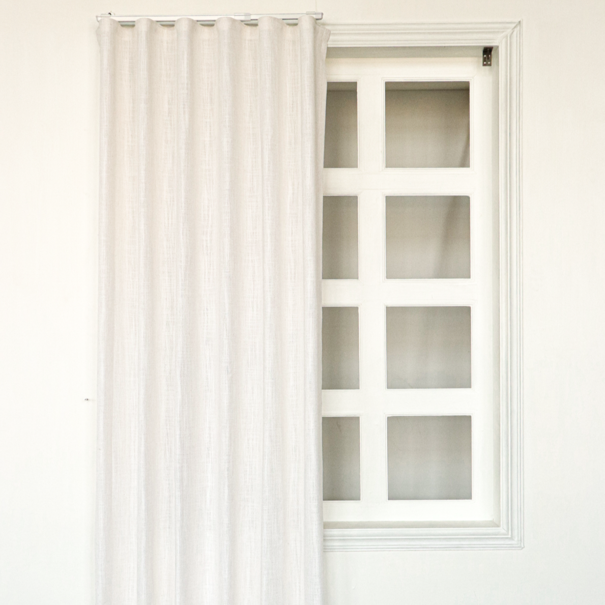 Cove Cotton Blend Curtains & Drapes Ripple Fold with Track