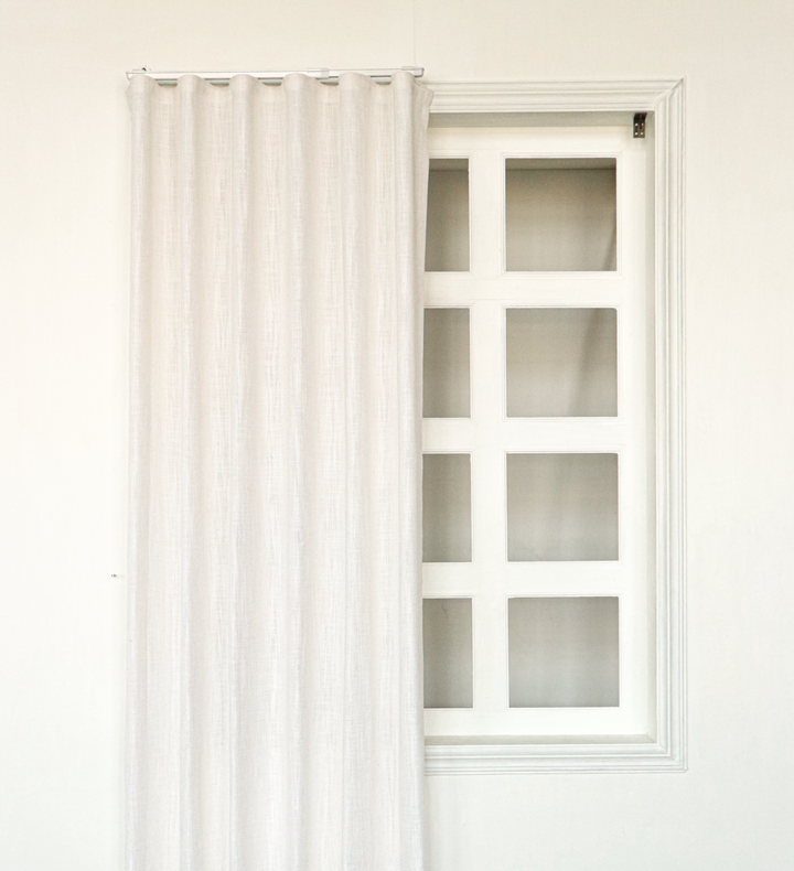 Lily Linen Curtains & Drapes Ripple Fold
