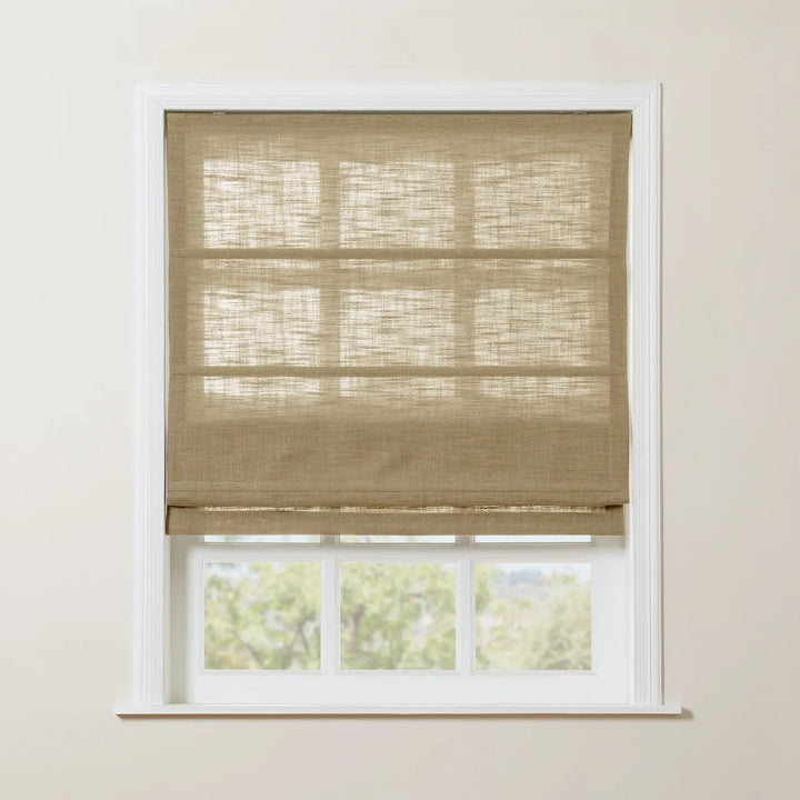 Maillard Velvet Roman Shades & Blinds