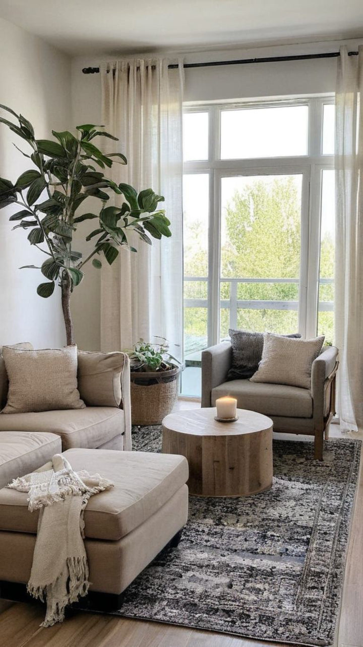 Liz Linen Herringbone Curtains & Drapes Grommet