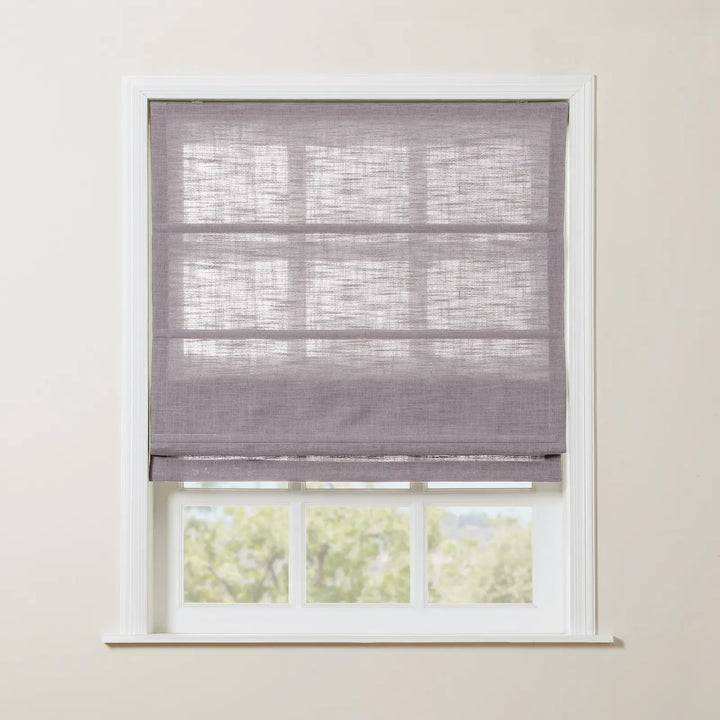 Jenna Linen Roman Shades & Blinds