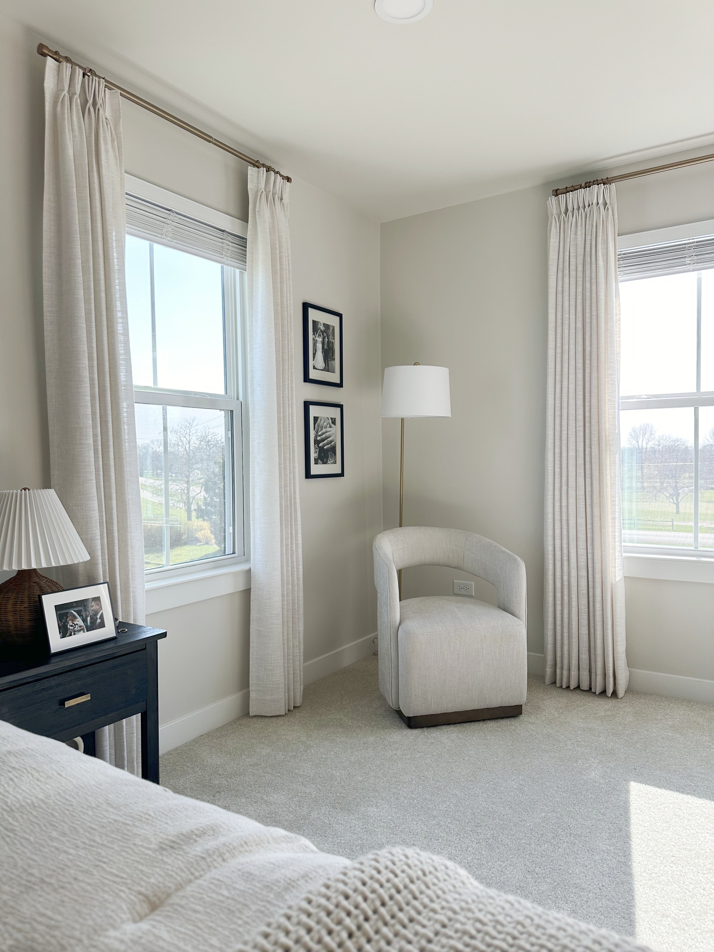 Lily Linen Curtains & Drapes Pleated