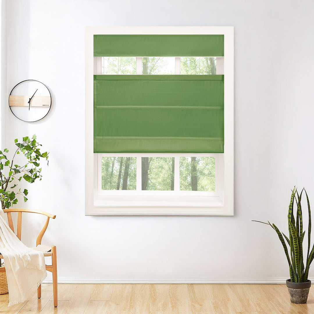 Mona Luxurious Silk Roman Shades & Blinds | Top Down Bottom Up