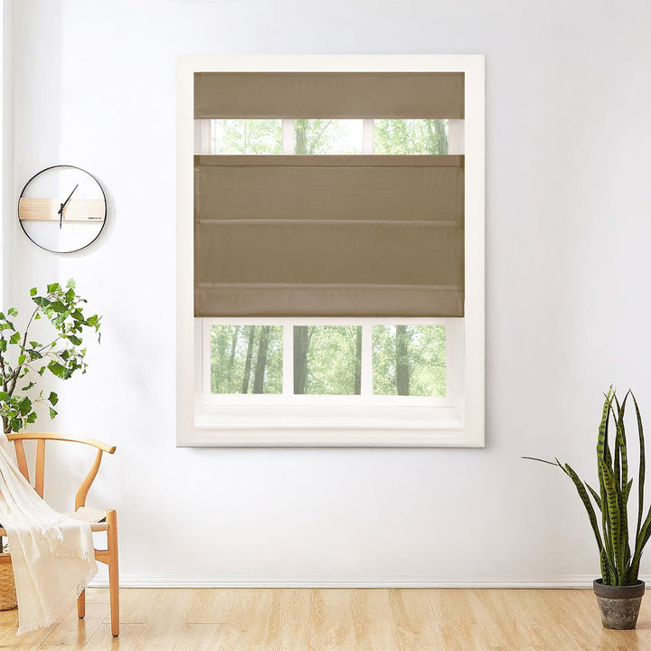 Mona Luxurious Silk Roman Shades & Blinds | Top Down Bottom Up