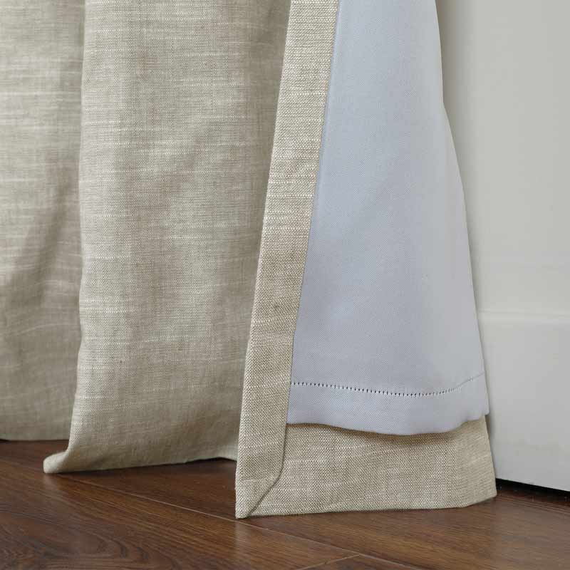 Jenna Linen Curtains & Drapes Grommet