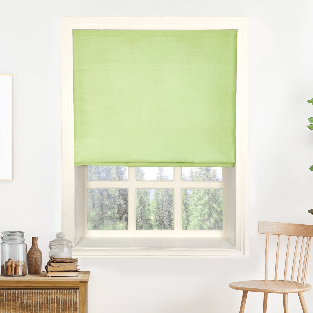 Rina Premium Silk Roman Shades & Blinds