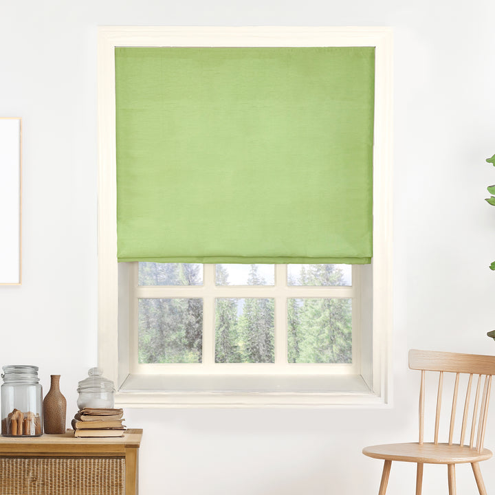 Rina Premium Silk Roman Shades & Blinds
