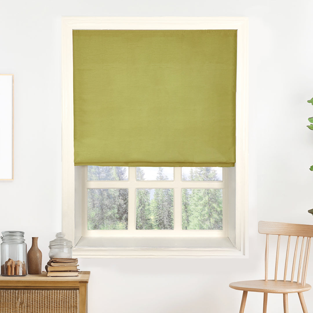 Rina Premium Silk Roman Shades & Blinds