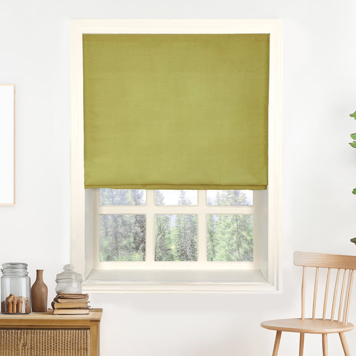 Rina Premium Silk Roman Shades & Blinds