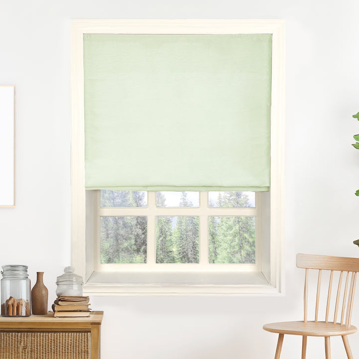 Rina Premium Silk Roman Shades & Blinds