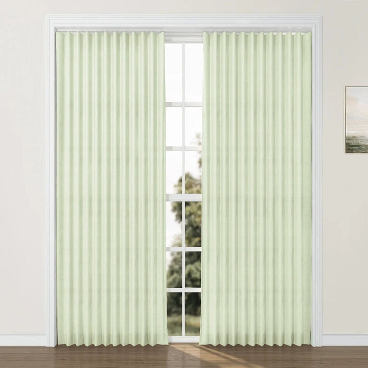Rina Premium Silk Curtains & Drapes Ripple Fold