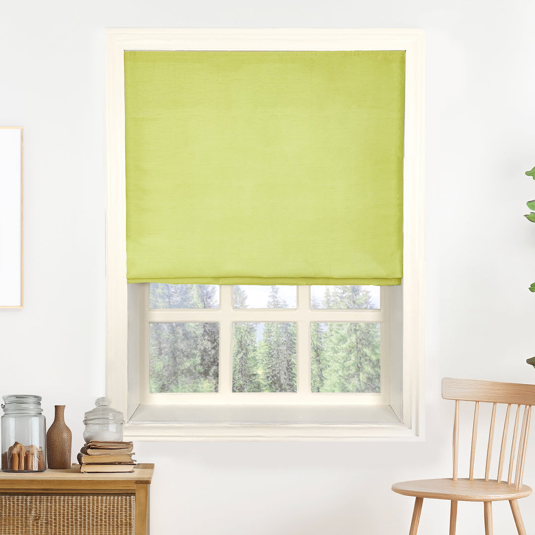 Rina Premium Silk Roman Shades & Blinds
