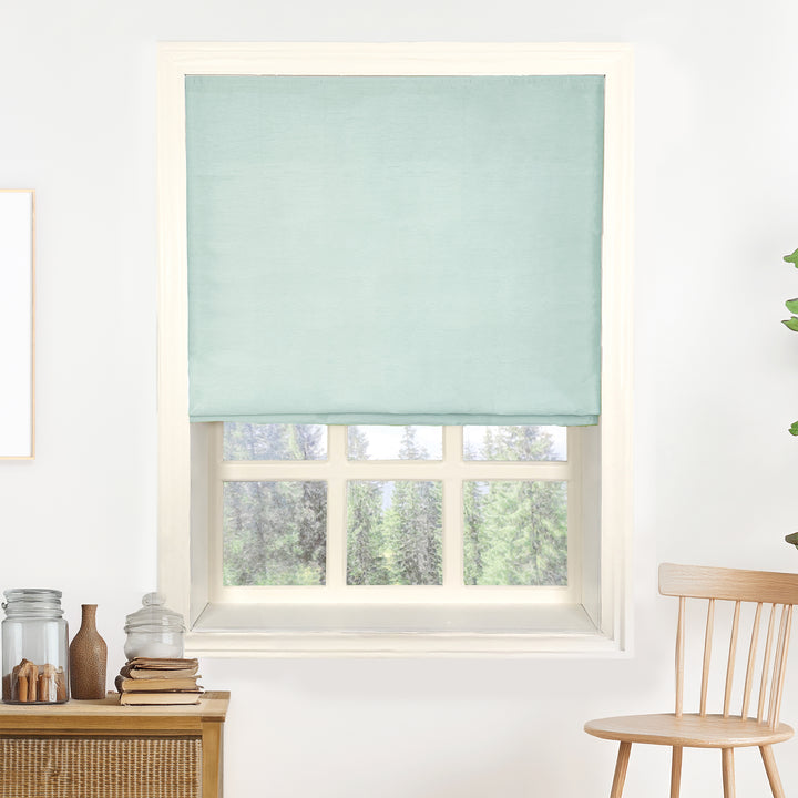 Rina Premium Silk Roman Shades & Blinds