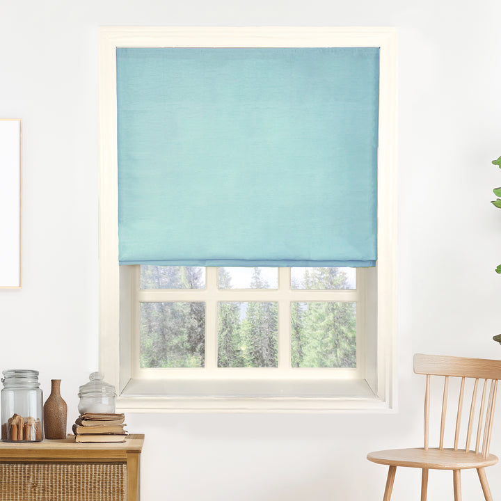 Rina Premium Silk Roman Shades & Blinds