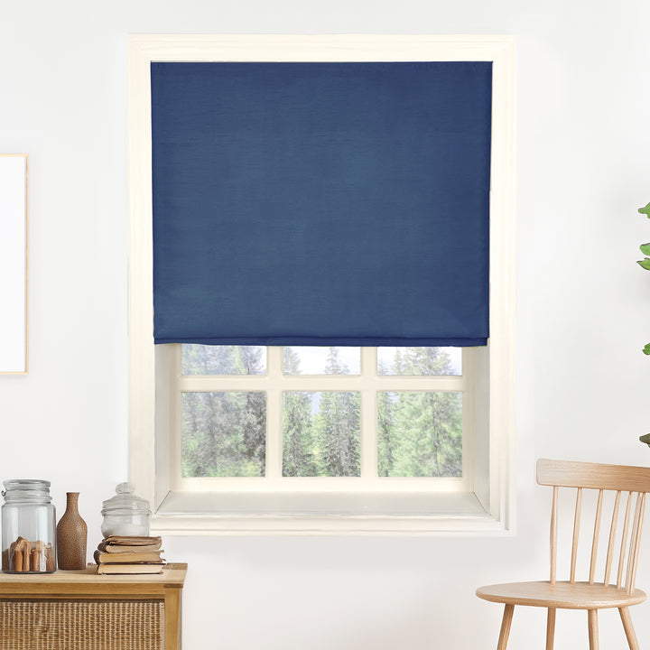 Rina Premium Silk Roman Shades & Blinds